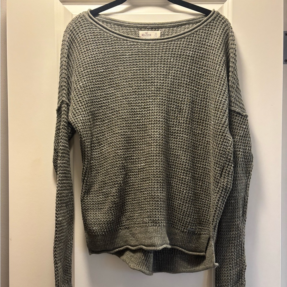 Cozy Green Knit Sweater